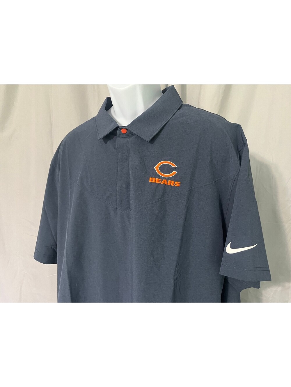 NWOT Nike On-Field Apparel Dri-Fit Men's Solid Blue Golf Polo Shirt 3XL New